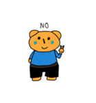 Fat bear cute（個別スタンプ：17）