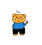 Fat bear cute（個別スタンプ：18）