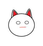 ミャーとマロとおかめとツートン君（個別スタンプ：16）