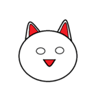ミャーとマロとおかめとツートン君（個別スタンプ：17）