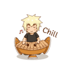 Listening to the Bell Kawaii 1(Eng)（個別スタンプ：1）