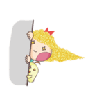 girl and her chick（個別スタンプ：3）