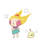girl and her chick（個別スタンプ：26）