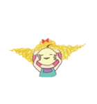 girl and her chick（個別スタンプ：28）