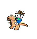 Gallus trousers Bear（個別スタンプ：12）