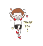 White socks with slippers.（個別スタンプ：13）