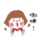 White socks with slippers.（個別スタンプ：17）