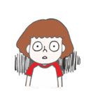 White socks with slippers.（個別スタンプ：37）