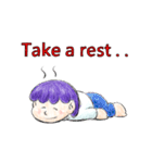 Lazy Jack's Daily life( English version)（個別スタンプ：1）