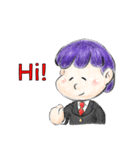 Lazy Jack's Daily life( English version)（個別スタンプ：17）