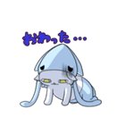 イカねこスタンプ（個別スタンプ：4）