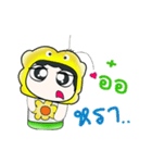 Hi my name is Tamura..^^（個別スタンプ：9）