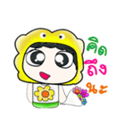 Hi my name is Tamura..^^（個別スタンプ：25）