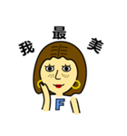 The Girl with Freckles（個別スタンプ：1）