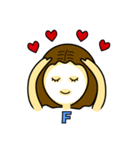 The Girl with Freckles（個別スタンプ：4）