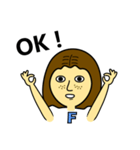 The Girl with Freckles（個別スタンプ：12）