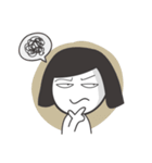 Office ladies rolled eyes 2（個別スタンプ：11）