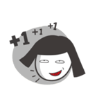 Office ladies rolled eyes 2（個別スタンプ：23）