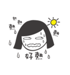 Office ladies rolled eyes 2（個別スタンプ：34）