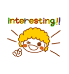 毎日使う挨拶や言葉【英語版】（個別スタンプ：8）