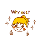 毎日使う挨拶や言葉【英語版】（個別スタンプ：9）