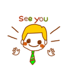 毎日使う挨拶や言葉【英語版】（個別スタンプ：38）