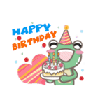Frog Edmond's Life（個別スタンプ：38）
