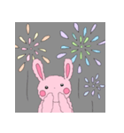 ウサギのいちご（個別スタンプ：1）
