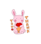 ウサギのいちご（個別スタンプ：11）