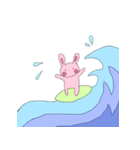 ウサギのいちご（個別スタンプ：16）