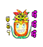 Pineapple flourishing！ flourishing！ ！（個別スタンプ：1）