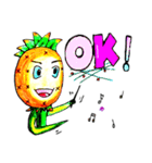 Pineapple flourishing！ flourishing！ ！（個別スタンプ：2）