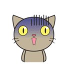 Easy Brown Cat（個別スタンプ：9）