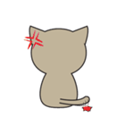 Easy Brown Cat（個別スタンプ：13）
