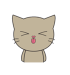 Easy Brown Cat（個別スタンプ：14）
