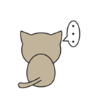 Easy Brown Cat（個別スタンプ：16）