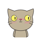 Easy Brown Cat（個別スタンプ：18）