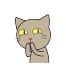 Easy Brown Cat（個別スタンプ：20）