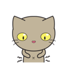 Easy Brown Cat（個別スタンプ：27）