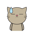 Easy Brown Cat（個別スタンプ：31）