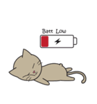 Easy Brown Cat（個別スタンプ：32）