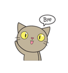Easy Brown Cat（個別スタンプ：38）