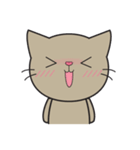 Easy Brown Cat（個別スタンプ：39）