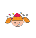 Ally the Freckled Girl（個別スタンプ：8）
