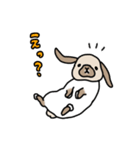 うさぎのぷくちゃん・チンチラのぷにちゃん（個別スタンプ：4）