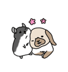 うさぎのぷくちゃん・チンチラのぷにちゃん（個別スタンプ：5）