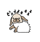 うさぎのぷくちゃん・チンチラのぷにちゃん（個別スタンプ：34）