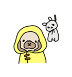 うさぎのぷくちゃん・チンチラのぷにちゃん（個別スタンプ：37）