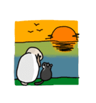 うさぎのぷくちゃん・チンチラのぷにちゃん（個別スタンプ：40）