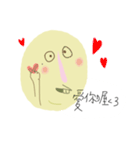The Face with a Mole（個別スタンプ：11）